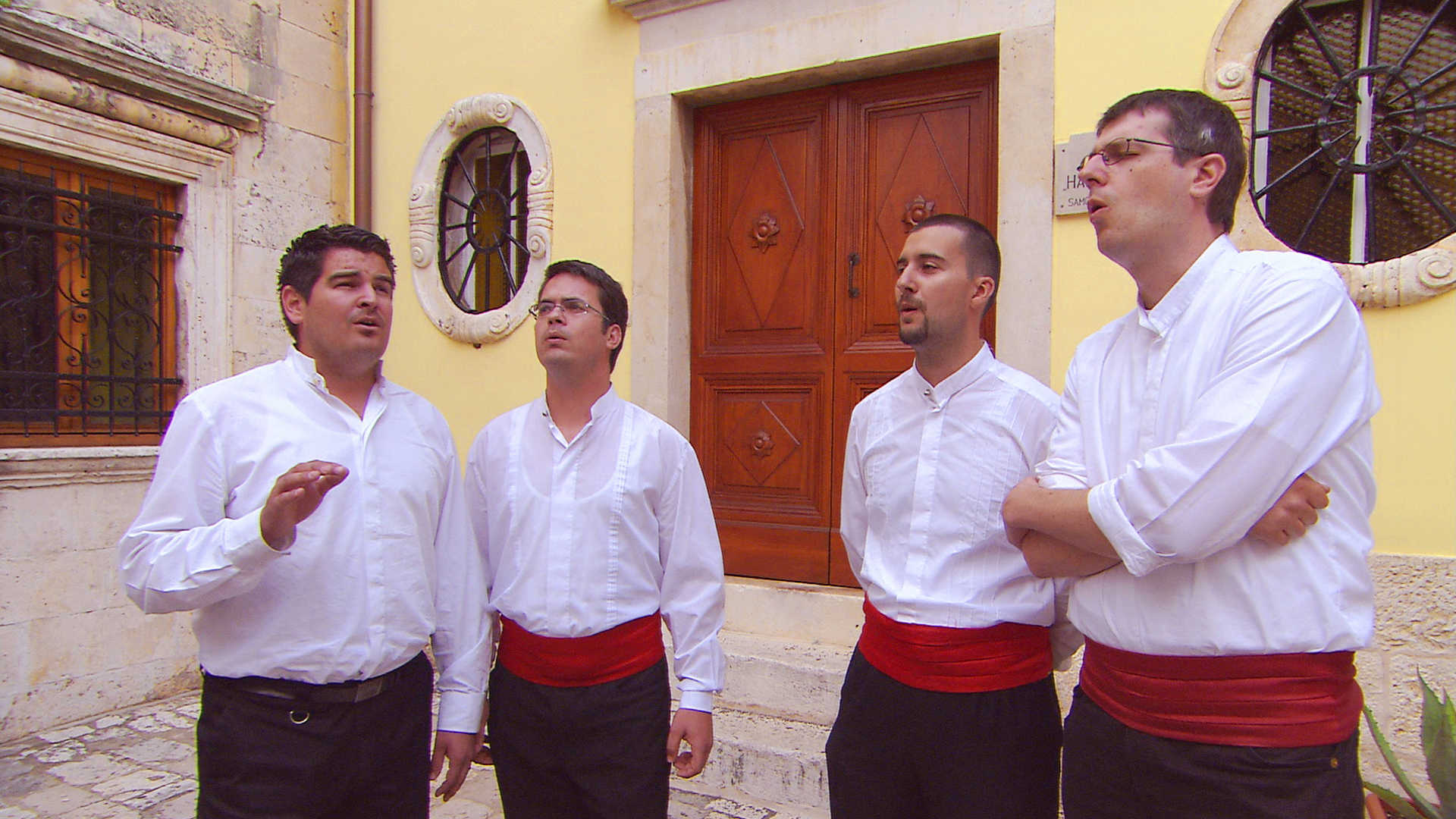 Klapa Band in Hvar, Croatia