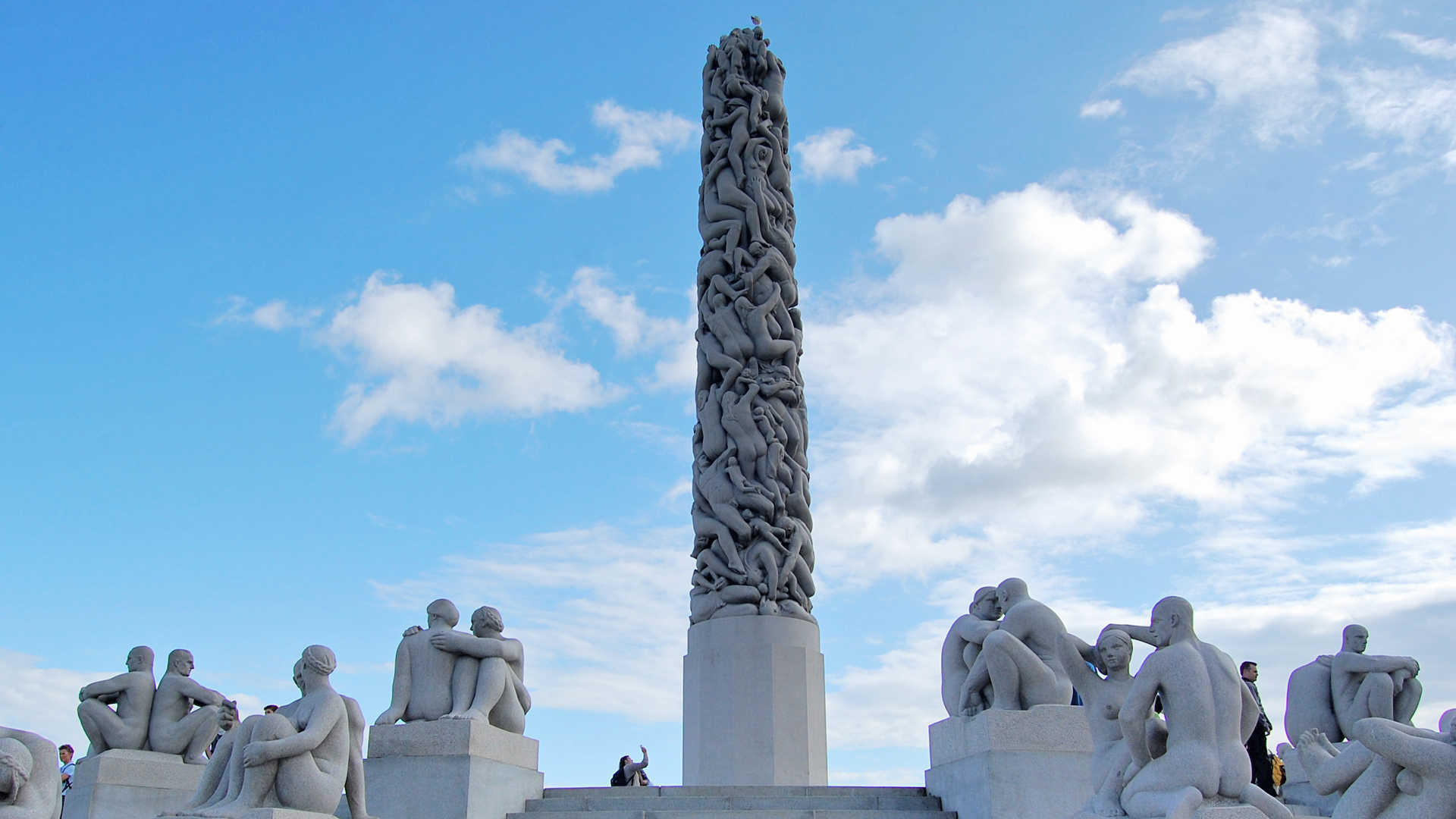 Vigeland's monolith at Frogner Park, Oslo